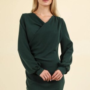 Ruched Detail Bodycon Mini Dress