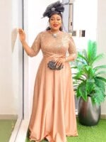 Luxury Wedding Party Evening Dresses For Women African Dashiki Sequin Mermaid Robe Elegant Long Sleeve Dress Africa Clothing