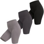 Women's Fitness workout Shorts High Waist Tight Cycling Yoga Shorts Summer Breathable quick-dry Sports Pants Gym Running Pants