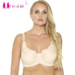 Mierside 1053A Plus Size Bra No-padded Lingerie Large Size Bralette Underwear For Women With Underwire 36-46 C/D/DD/DDD/E/F/G