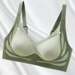 FINETOO Seamless Bras Plus Size Sports Push Up Bra Top Support Comfortable Underwear Brassiere Yoga Fitness Sleep Vest Bralette