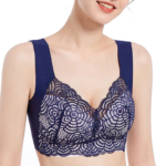 Traceless Large Size Bra For Women Lace Thin Wireless Vest Sports Sleep Push Up Bras Lingerie