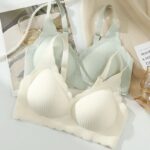 Seamless Underwear For Women With Small Breasts, Push-up Thin One-piece Fixed Cup, Comfortable And Anti-sagging, Wire-free Bra