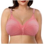 Big Size bras for women 38C-50F Deep V Bralette Lace Bra Wireless Underwear Sexy Lingerie Soft cotton bh C D E F G cup C01