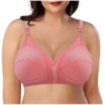 Big Size bras for women 38C-50F Deep V Bralette Lace Bra Wireless Underwear Sexy Lingerie Soft cotton bh C D E F G cup C01