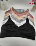 Women's Bra Large Size 85C-115F Seamless Underwear Sexy Lingerie Bras For Women TOP Plus Size Cotton Bh Full Cup C D E F C01