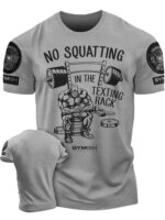 Summer Printed Recover Fully Workout 3D Print T-Shirt Funny Gym T-Shirt Men's Oversized Short Sleeves Muscle Tough Guy T-Shirt