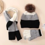 Bags & PursesB2EB Kids Winter Hat Gloves Scarf Set Girls Toddler Children Hat Beanie with Poms Kids Hat Scarf & Gloves Set for 8-15 Years