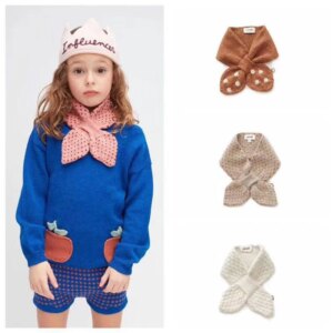 Baby Boys Girls Lovely Elk Scarf Cute Keep Warm Winter Knit Scarf Toddler Kids All Accessories
