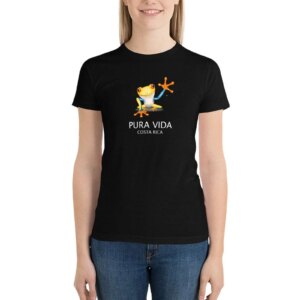 Costa Rica Tree Frog Pura Vida T-Shirt aesthetic clothes shirts graphic tees summer tops t-shirt dress for Women graphic