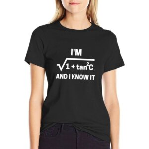 I'm sec c and I know it (math edition) T-Shirt vintage clothes Short sleeve tee oversized summer top Women clothes