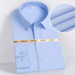 College Shirt Men's Long Sleeve Work Wear Special Quality Korean Slim Fit Men's Business Casual Shirts Premium Sense Large Size