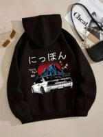 2024 Men's high-quality cotton breathable hoodie, y2k element creative printed street sweatshirt, men's soft casual sweatshirt