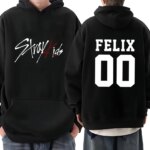 2025 New in Trend Kpop Stray Hoodie SKZ Men Women Y2k Sweatshirt Straykids Seungmin FELIX HYUNJIN JEONGIN Long sleeve pullovers