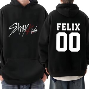 2025 New in Trend Kpop Stray Hoodie SKZ Men Women Y2k Sweatshirt Straykids Seungmin FELIX HYUNJIN JEONGIN Long sleeve pullovers