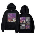 Rapper Kanye West Graduation Printed Hoodie Male Cool Streetwear Men Hip Hop Casual Sweatshirt Male Tops Oversized Men's Hoodies