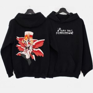 Hazbins Hotels Vox Hoodie Print Novelty Y2k Tops Gift Idea Women Men Clothing Autumn Funny New in Hoodies & Sweatshirts Pullover
