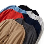 Autumn Winter Mens Knit Sweater v-Neck Cardigan Casual Slim Fit Knitwear Men's Cotton Cardigan Sweaters Soild Coats Male Clothes