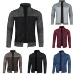 Autumn Winter Men's Cardigan Sweaters Man Slim Fit Knitwear Zip-Up Coats Jackets Knit Cardigan Casual Golf Wear Male Clothing