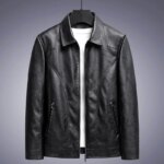 Spring Autumn Leather Jacket Men Casual Motorcycle Biker Jacket Coats Mens Vintage Outwear Man Fashion Jacket Male Plus Size 8XL