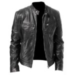 Fashion Casual Tactical Leather Jackets Pu Jacket Motorcycle Leather Jacket Hot Sale Autumn New Multi-pocket For Men