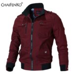 Bomber Jacket Men Fashion Casual Windbreaker Jacket Coat Men 2024 Spring Autumn New Hot Outwear Solid Stand Slim Jacket Mens