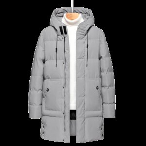 Male Plus Size 8XL 7XL Parka Korean Style Business Slims Cotton-Padded Coat Winter Men's Fashion Casual Thickened Cotton Coat
