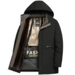 Warm Winter Coat Men Thicken Fleece Zipper Mens Jackets Plus Size Clothes New fleece warm Winter Jacket Men Hoodied Parka Men