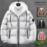 2023 Autumn and Winter New Fashion Trend Hooded Cotton-Padded Jacket Men's Casual Loose Thick Warm High Quality Large Size Coat
