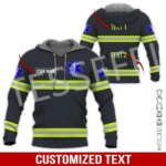 Custom Name Cosplay EMS EMT Medical Paramedic Worker Tattoo Tracksuit Vintage 3DPrint Pullover Harajuku Jacket Casual Hoodies 20