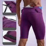 Men Tights Gym Leggings Compression Shorts Tights Sport Man Marathon Running Shorts Fitness Clothing Workout Shorts Sportswear