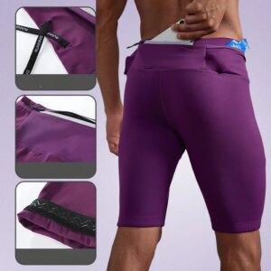 Men Tights Gym Leggings Compression Shorts Tights Sport Man Marathon Running Shorts Fitness Clothing Workout Shorts Sportswear