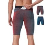 Marathon Compression Shorts Quick Dry Running Training Fitness Leggings Bodybuilding Tights Sports Men Gym Male with Waist Bag