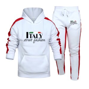 Hot Sales Men Two Piece Outdoors Men's Tracksuit Set and Single Piece Black Sweatpants Hoodie Fashion Comfortable Casual Jogging