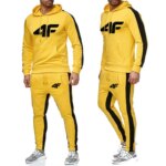 Men Two Piece Outdoors Men's Tracksuit Set Hot Sale Sportswear Sweatpants Hoodie Fashion Comfortable Casual Jogging Single Pants