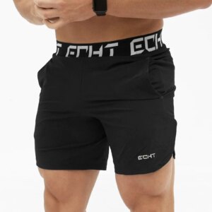 New Men Fitness Bodybuilding Shorts Man Summer Gyms Workout Male Breathable  Quick Dry Sportswear Jogger Beach Short Pants