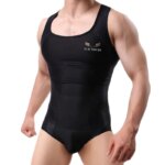 Sexy Men's Undershirts Bodysuit Sports Jumpsuits Wrestling Singlet Seamless Leotard Bulge Pouch Boxers Men Underwear Overalls