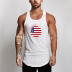 Muscleguys Brand Gym Clothing Summer Bodybuilding and Fitness Mens Tank Top Workout Vest Mesh Stringer Tanktop Undershirt