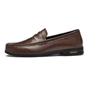 Genuine Leather Loafers Men Casual Slip On Shoes For Gentleman Loafer Formal Shoes Dress Boat Shoes Big Size 47 48