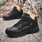 Men Tactical Boots Breathable Safety Male Anti-Slip Hunting Boot Motorcycle Army Boots Desert Climbing Hiking Shoes Size Plus