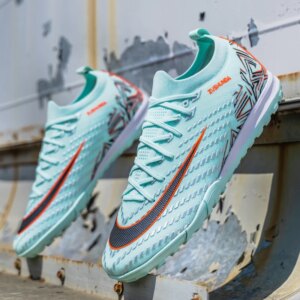 Men's Soccer Shoes TF/FG Non-Slip Turf Soccer Cleats Personalized Design Sport Shoes Casual Sneakers Fashion Football Boot 35-45