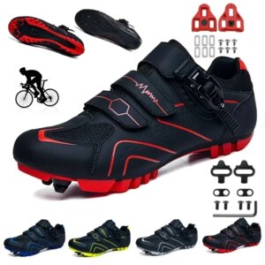 Mountain Bike Shoes  MTB Shoes Quick Ratchet Buckle Compatible with SPD System Pedal for Indoor and Outdoor Women MTB Shoes