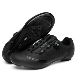 Men's Cycling Shoes Road Bike Shoes Self-locking Cleats Speed Cycling Sneakers Outdoor Racing Route Athletic Bicycle Footwear