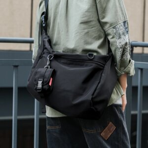 MOYYI Men Messenger Bags Casual Waterproof Crossbody Bag Hold 14 inch Laptop Shoulder Bag Unisex Travel Gym Bag