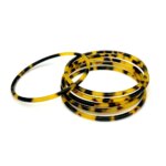 3pcs Fashion Faux Tortoise Shell Bracelet set for men women girls bangles jewelry