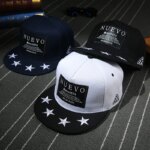 Classic Punk Hip-Hop Baseball Cap,Flat-Brimmed Hat,100% Cotton Adjustable Snapback Hat for Men Or Women