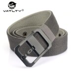 VATLTY 2022 Reversible Belt for Male Matte Black Alloy Buckle Tight Soft Nylon Men's Canvas Belt 105cm to 120cm Unisex Waistband