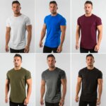 Men Training Football t Shirt Quick Dry Bodybuilding Gym t Shirts Short Sleeve Fitness Sport Shirt Running Top Man Sportswear