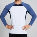 Men's Gym Running Quick Dry Long Sleeve Jogging Sports T-shirt Bodybuilding Crew Neck Swearshirt Athletic Undershirts