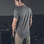 Men's Summer Short Sleeve Fitness T Shirt Running Sport Gym Muscle T-shirts Oversized Workout Casual High Quality Tops Clothing
